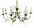 Gilt Brass Chandelier from S.A. Boulanger in the style of Maison Bagues, 1970s For Sale