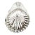 Vintage Silverplate Scallop Shell Dish With Heraldic Pegasus Crest For Sale