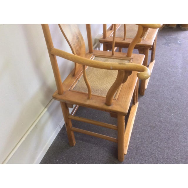 Antique Chinese Armchairs - a Pair For Sale - Image 10 of 13