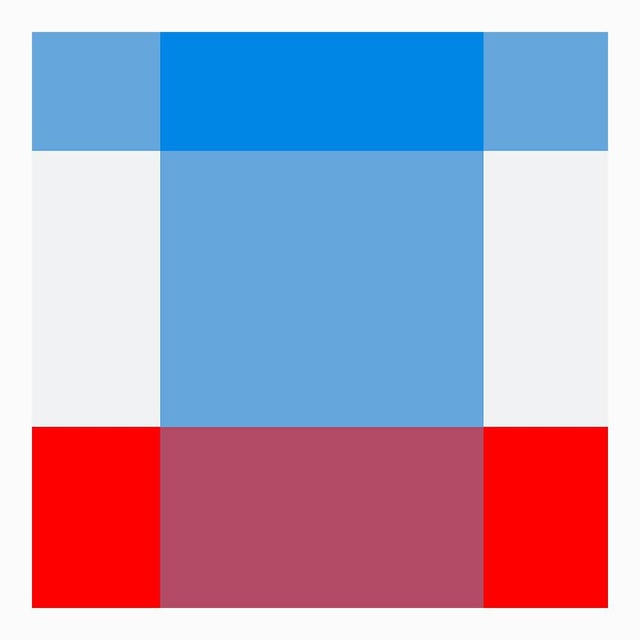 French Picnic, Blue Over Red Fine Art Print 16" X 20" by Liz Roache For Sale - Image 4 of 6