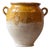 19th Century French Terracotta Confit Pot with Yellow Ochre Glaze For Sale
