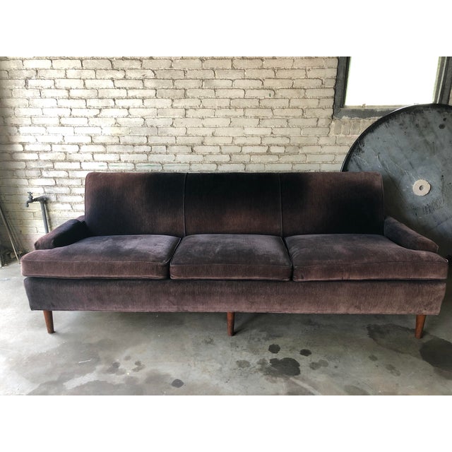 Mid-Century Modern 1960s Mid Century Jens Risom Style Sofa For Sale - Image 3 of 13