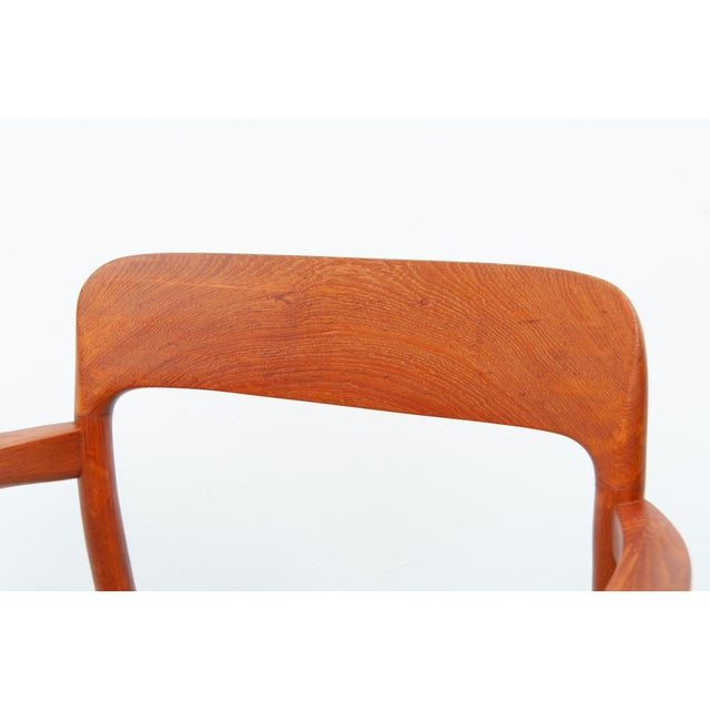 Vintage Model 56 Teak Chairs by Niels Otto Møller for J. L. Møller Furniture Factory, 1950s, Set of 2 For Sale - Image 10 of 18