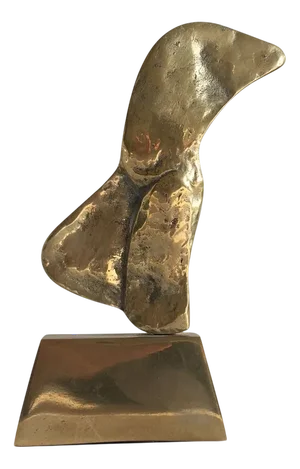 Italian Bronze Abstract Sculpture by Rodica Tanasescu, 1980