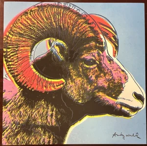 After Andy Warhol, Bighorn, 1980s, Print