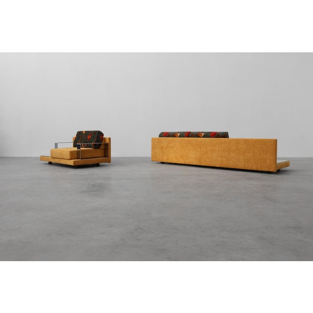 Mid-Century Modern Italian Living Room Set, 1960s, Set of 2 For Sale - Image 10 of 18