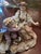 A rare and exquisite antique original ( guaranteed 100 years old or older in excellent condition ) meissen style figurine...