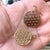 Syna Yellow Gold Flower of Life Earrings with Diamonds, a Pair For Sale - Image 4 of 6