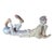 Vintage Lladró Spain "Clown Lying Down" Large Porcelain Figurine #4618 by Salvador Furió (Jg) For Sale
