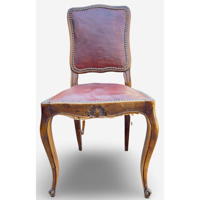 Elegant Set of Eight French Louis XV Antique Dining Chairs From the Late 1800s For Sale In New York - Image 6 of 11