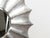 Vintage Italian Midcentury Silver Leaf Sunburst Mirror with Beveled Plate For Sale In Atlanta - Image 6 of 8