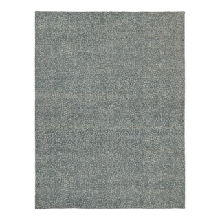 Rug & Kilim’s Oversized Spot Rug in Dusty Blue, 13x19 For Sale