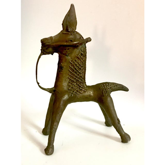 Antique Bronze Age Style Horse Figurine Chairish