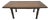 Rustic Walnut Farmhouse Extension Dining Table For Sale
