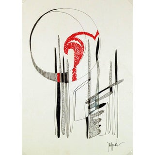 Jaquel, Ink Modern Abstract For Sale