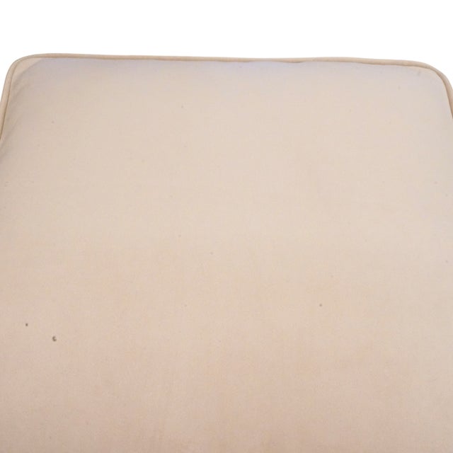 Textile Mid-Century Parsons Stools in the Style of Milo Baughman – New Scalamandré Velvet, Pair For Sale - Image 7 of 8