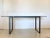 Iron and Glass Dining Table, 1990s For Sale - Image 6 of 8