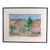 1980s Signed “ga Spring” Acrylic on Paper Abstract Landscape Painting by Harry Hilson For Sale