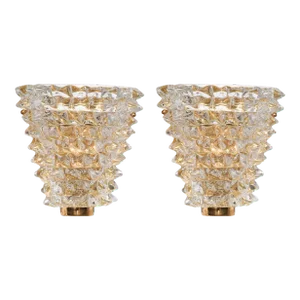 Murano Glass Rostrate Sconces
