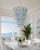 Italian Murano Glass Palmette Leaves Chandelier, 1980s For Sale - Image 6 of 18