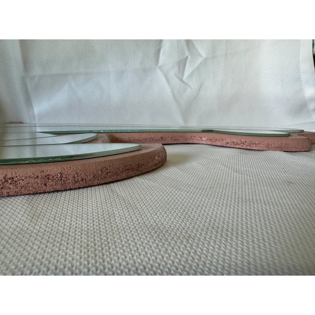 Vintage 1980s Monumental Coastal Trim Dolphin Wall Mirror For Sale - Image 4 of 10