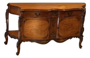 Antique Solid Philippine Narra Wood Sideboard