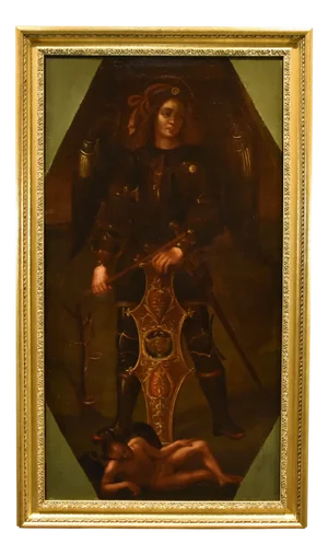 Lombard School Artist, Saint Michael the Archangel, 1650, Oil on Canvas