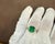 3 Ct Emerald Cut Colombian Emerald & 0.8 Ct Yellow Diamond Ring 18Kt White Gold For Sale - Image 4 of 8