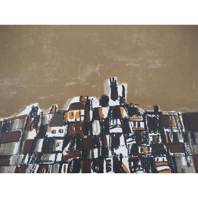 Modern Maria Helena Vieira da Silva, Town in Portugal, 1966, Lithograph For Sale - Image 3 of 6
