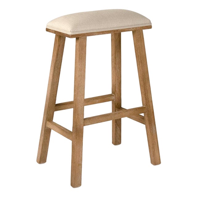 Jocelyn Bar Stool - Natural Linen For Sale