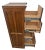 Vintage Tiger Oak File Cabinet Four Drawers, Paneled Sides, Rare Letter Size For Sale - Image 4 of 12