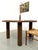 Constructivist Round Table in Walnut, 1950s For Sale - Image 12 of 18