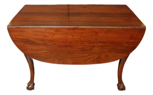 Circa 1730-50 Irish Drop-Leaf Mahogany Table