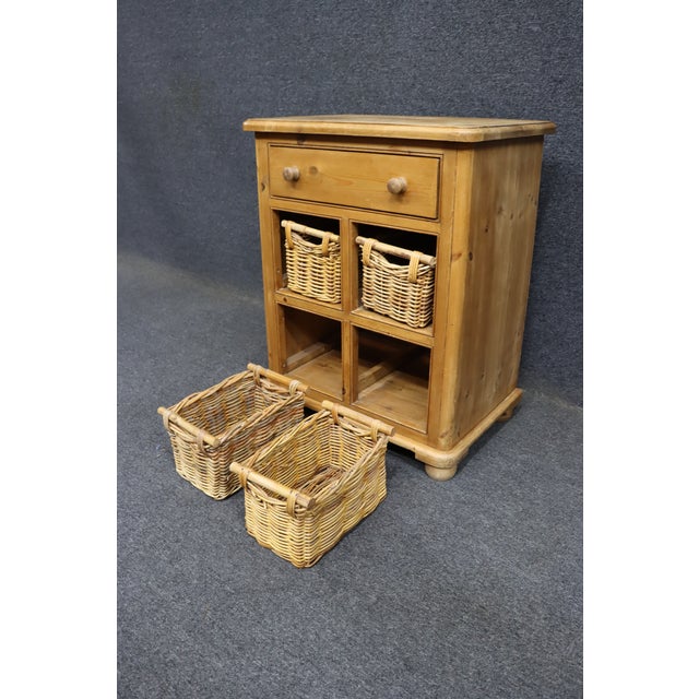 Tan Giants McHale Pine Basket Sideboard For Sale - Image 8 of 14