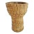 Vintage Old Wood India Mortar Cup For Sale