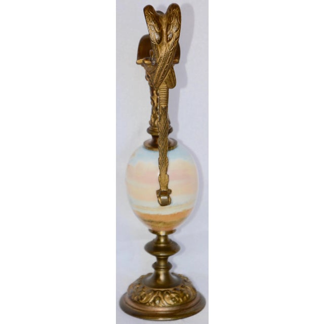 20th Century Miniature Hand-Painted Porcelain French Ewer For Sale In Nashville - Image 6 of 12