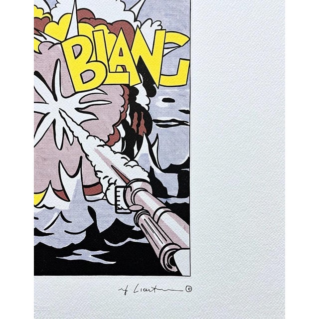 Pop Art After Roy Lichtenstein, "Live Ammo Blang", 1990s, Silk-Screen For Sale - Image 3 of 6