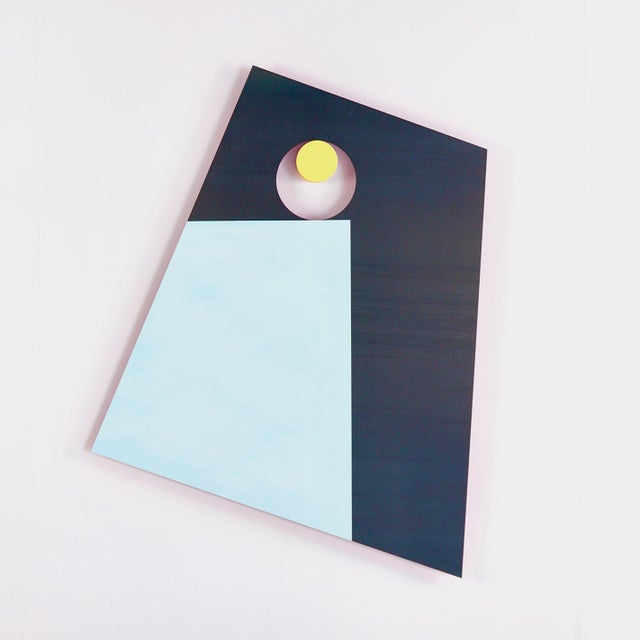 2020s Contemporary Abstract Corten Steel, Oil & Automotive Paint "Plinth 10" by Tom Henderson For Sale - Image 5 of 10