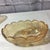 Vintage Jeanette Floral Iridescent Floragold Louisa Scallop Footed Oval Bowls - Set of 2 For Sale - Image 10 of 11