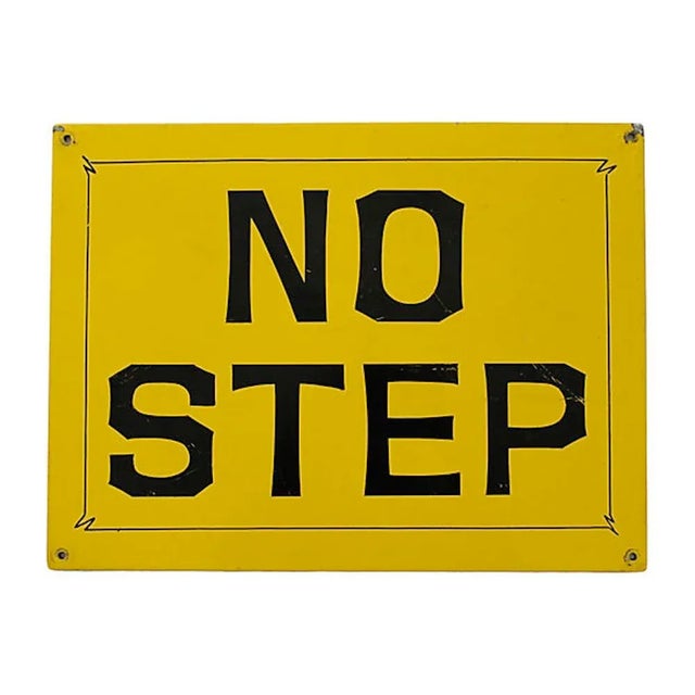 American No Step Sign For Sale - Image 3 of 3