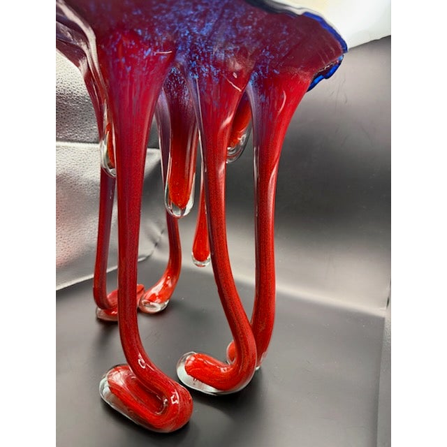 1990s Signed Peter Crisp Glass Art For Sale - Image 4 of 9