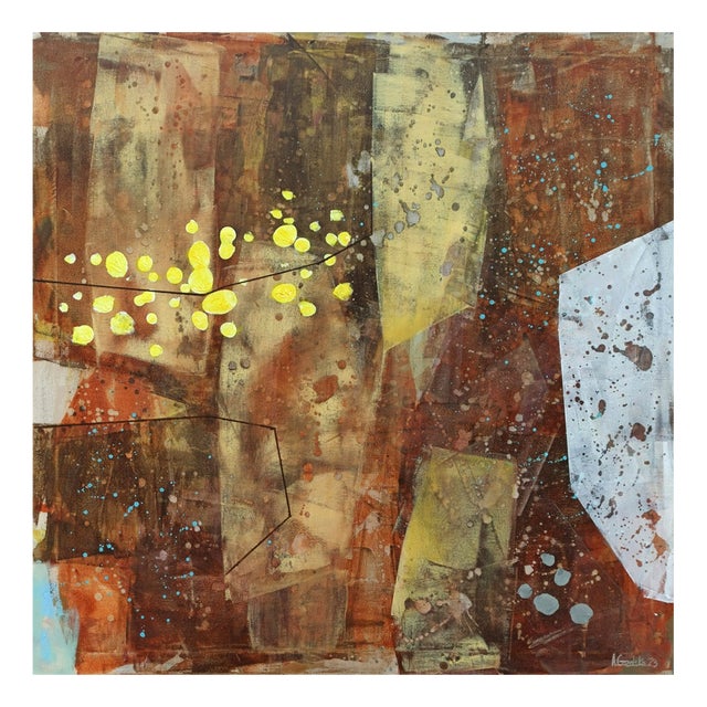 Anna Masiul-Gozdecka, Fragments of a Tree, 2023, Acrylic on Canvas For Sale