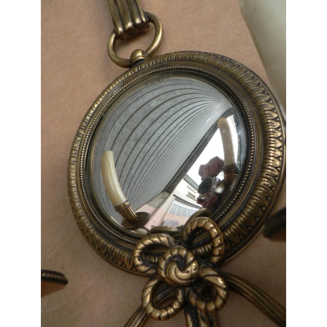 Gilt Bronze Wall Sconces by Henry Petitot for Atelier Petitot, 1950s, Set of 2 For Sale - Image 9 of 18