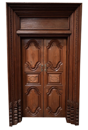 Louis XIV Style Indian Doors in Teak