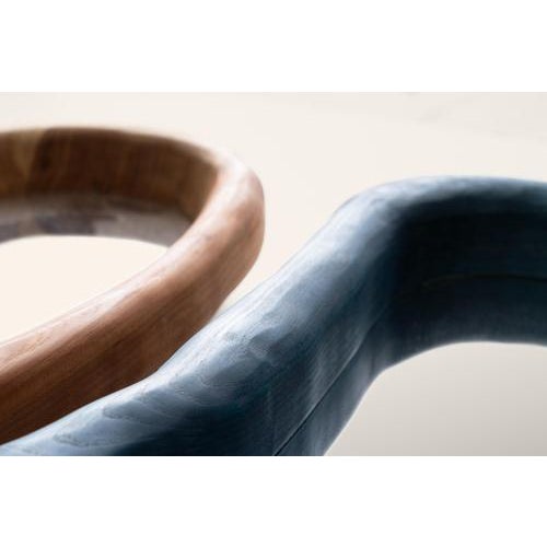 Game of the Nose Timber Hardwood Wall Mirror by Marco Calhau For Sale - Image 6 of 14