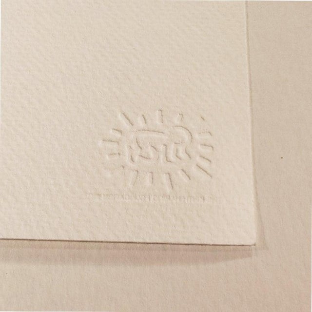 Paper After Keith Haring, Composition, Lithograph, 1990s For Sale - Image 7 of 8