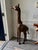 Late 20th Century Late 20th Century Oversized Handcrafted Leather Giraffe Sculpture For Sale - Image 5 of 6