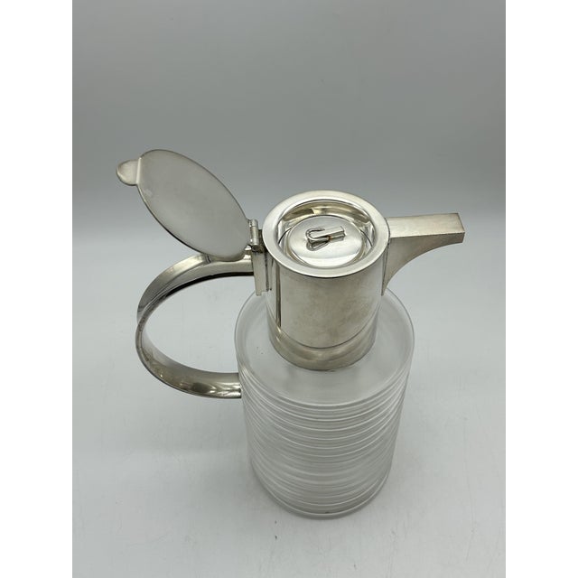 Sergio Asti ilver-Plated Carafe by Sergio Asti for Arnolfo Di Cambio, 1968 For Sale - Image 4 of 10