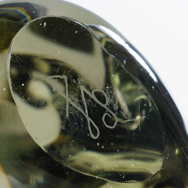 1970s Pair of Art Glass Birds Designed by Livio Seguso Ca. 1970s For Sale - Image 5 of 6