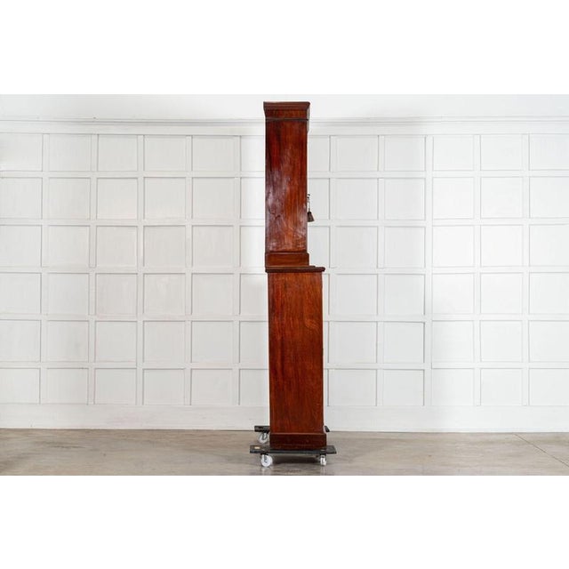 English Glazed Mahogany Bookcase, 1860s For Sale - Image 11 of 18